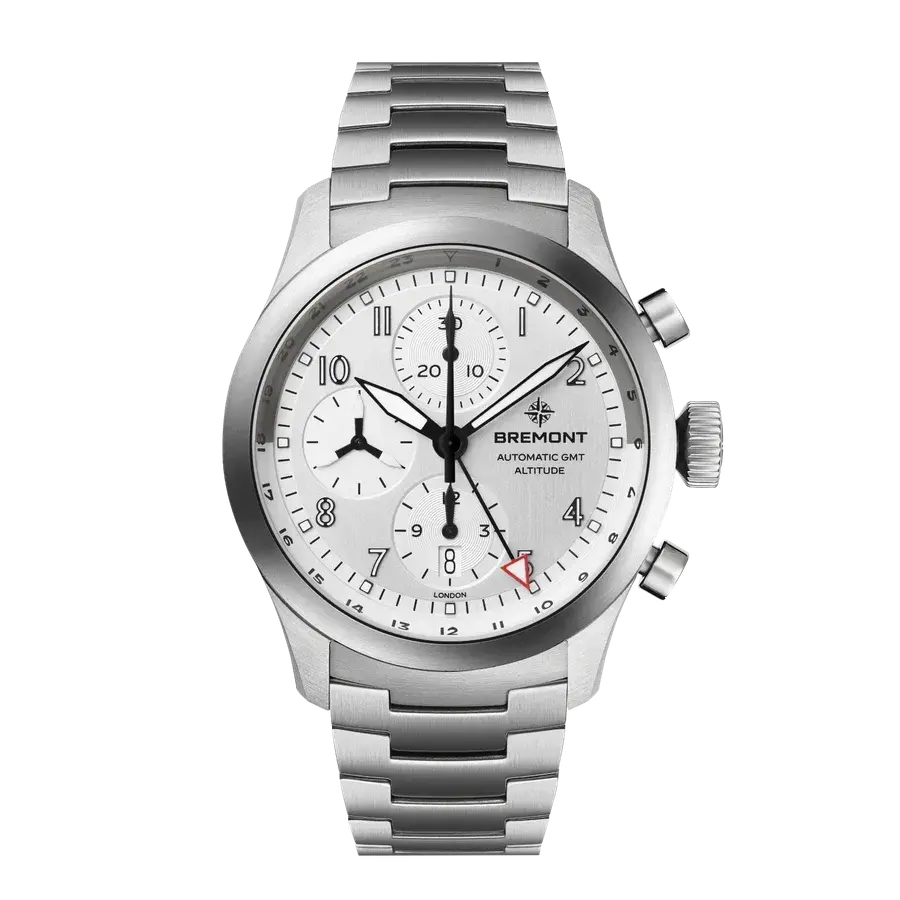 Bremont Altitude Chronograph GMT, reference ALT42-CHR-G-SS-SI-B