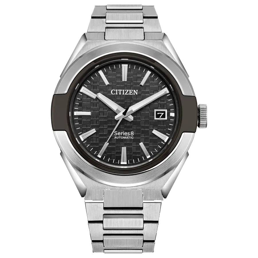 Citizen Series8 870 Textured Black Dial Automatic Exclusive, reference NA1036-56E