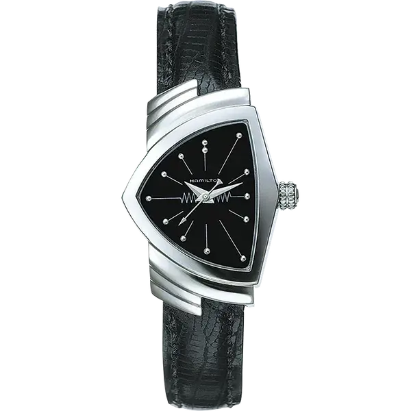 Hamilton H24211732 Ventura Quartz 1957 Men in Black // Pre-Owned, reference H24211732