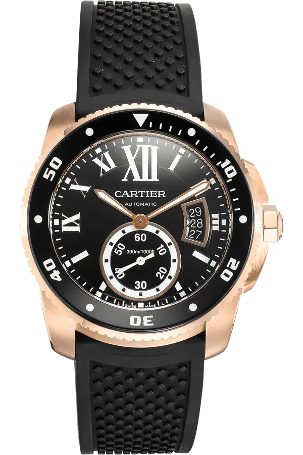 Cartier Calibre de Cartier Diver Rose Gold Automatic, reference VCA18615