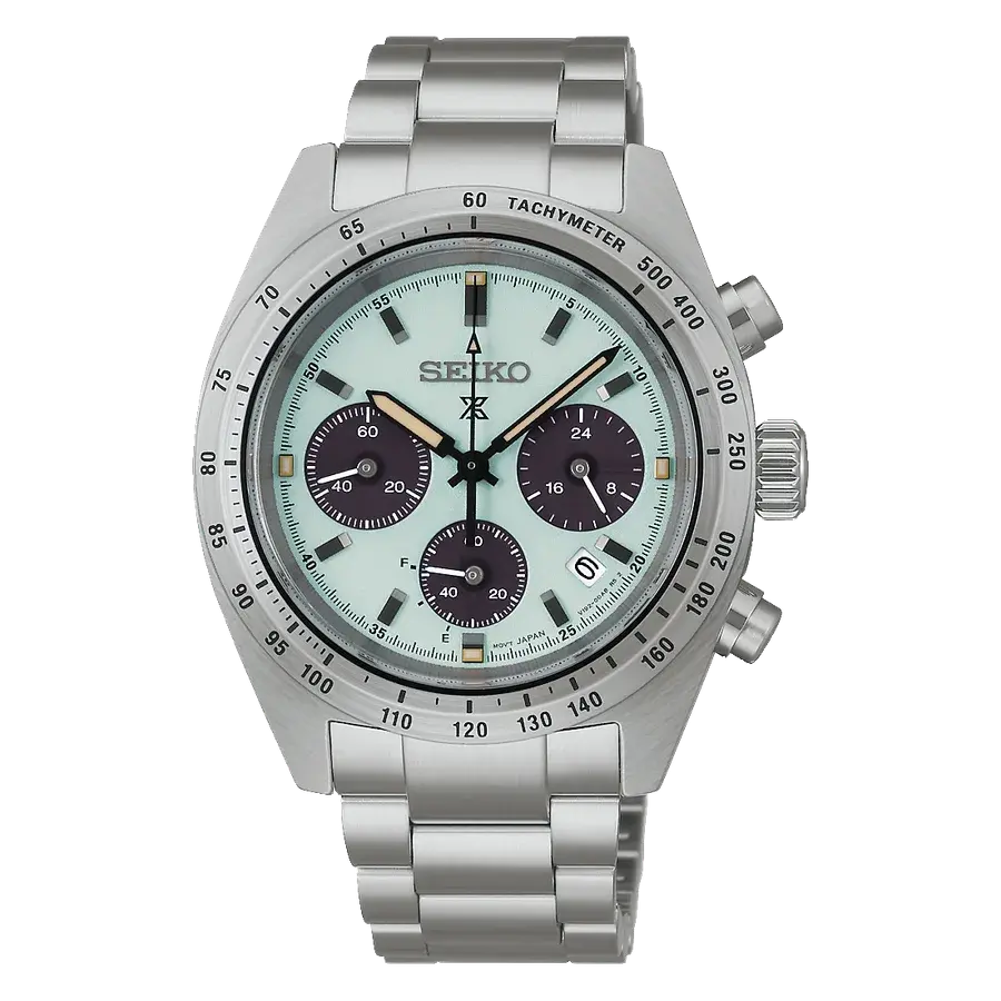 Seiko Prospex SSC965 Solar Speedtimer Chronograph Mint Green Dial, reference SSC965