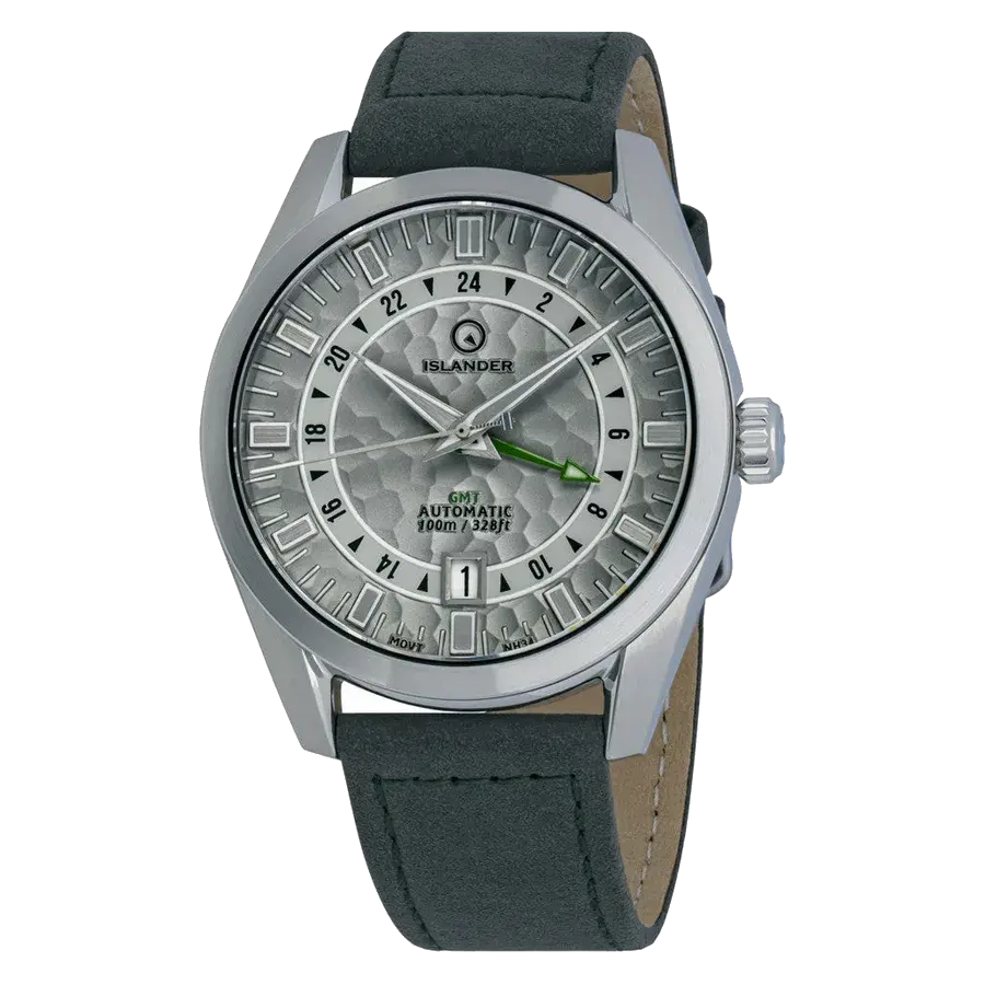 Islander Melville GMT with Grey Hammer Dial, reference ISL-212