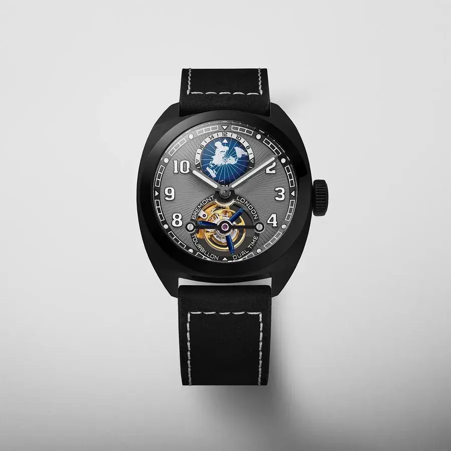 Bremont Terra Nova Dual-Time Tourbillon, reference TN42-TOR-BKTI-BK-L-S