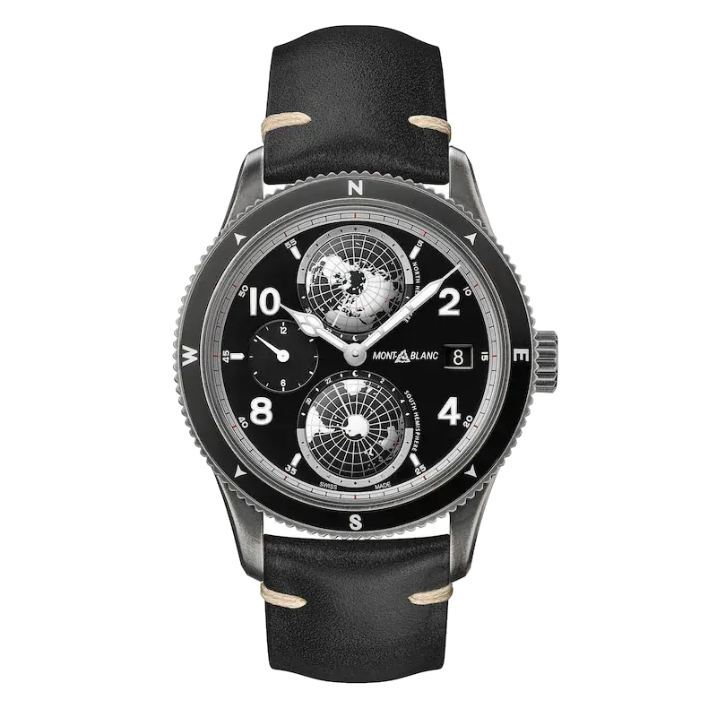 Montblanc 1858 Geosphere Ultrablack Limited Edition Watch, reference 
