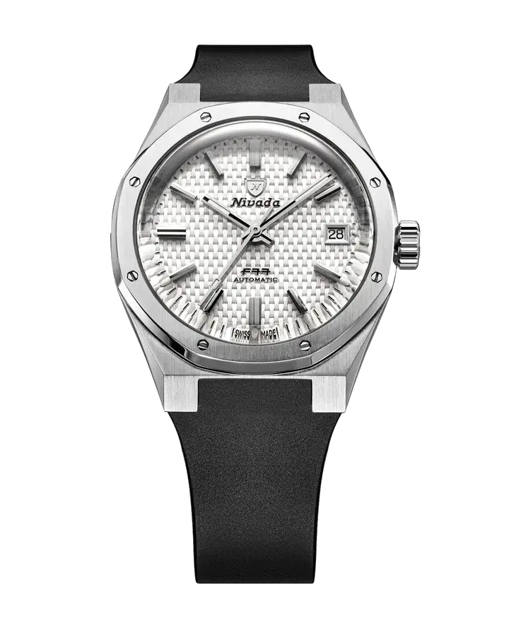 Nivada Grenchen F77 SST White MK2 38mm Automatic, reference 69014A77