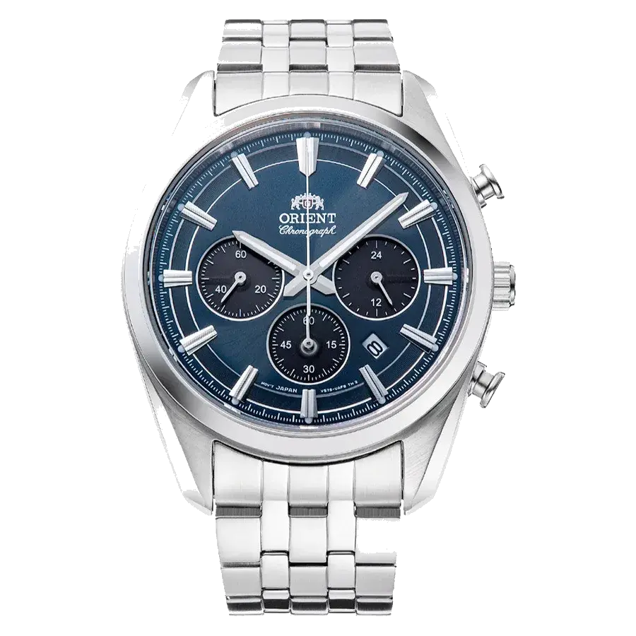 Orient TX03 Solar Quartz Chronograph Diver Watch with Blue Dial, reference RA-TX0303L10B