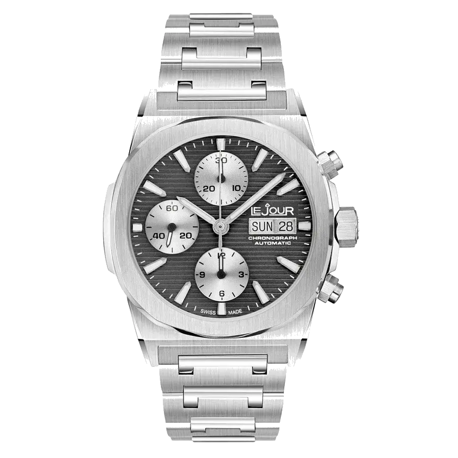 Le Jour Rally Monte-Carlo Automatic Chronograph with Black Dial, reference LJ-RMC-001