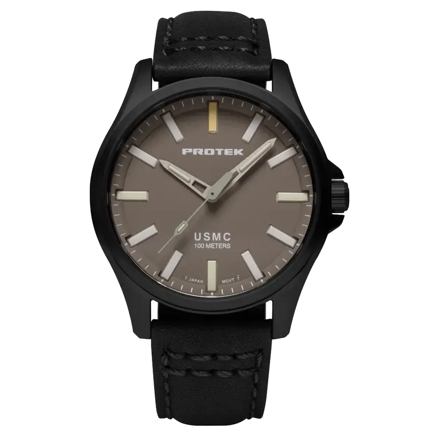 ProTek IP Titanium Field Watch 3100 USMC Series with Tritium T100 Tubes and Sand Dial, reference PT3106