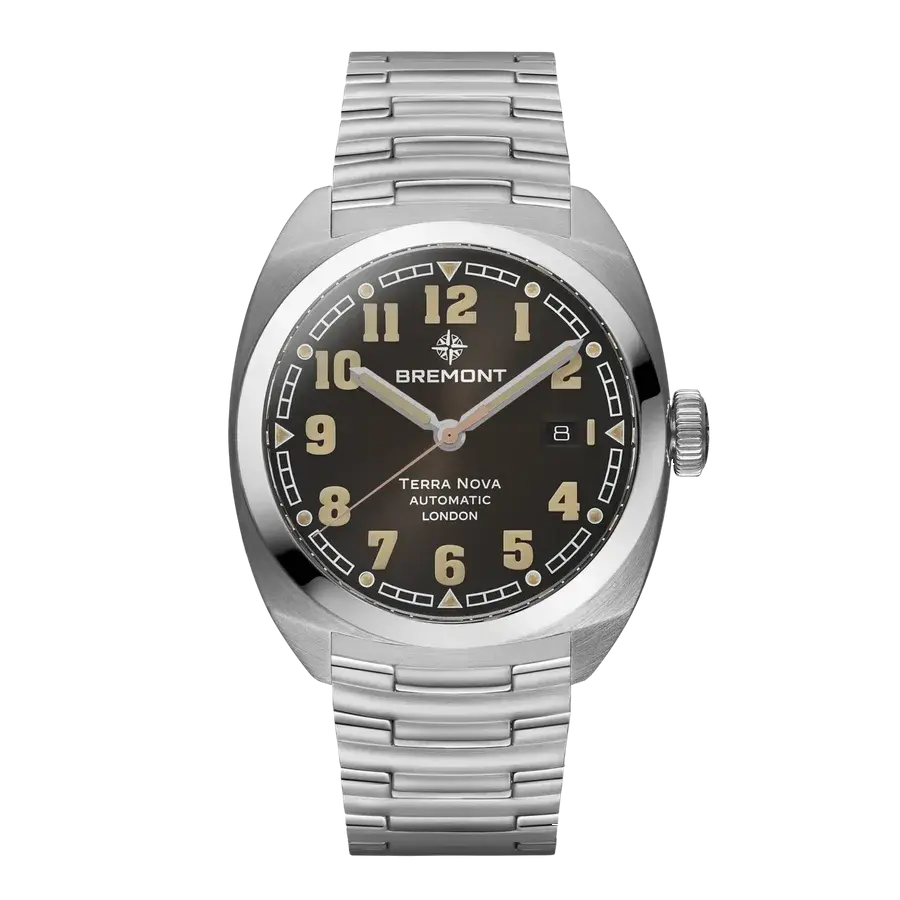 Bremont Terra Nova 40.5 Date, reference TN40-DT-SS-BK-B