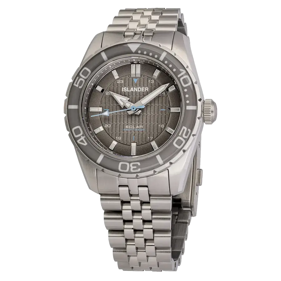 Islander Saltaire 38mm Solar Dive Watch with Grey Dial, reference ISL-359