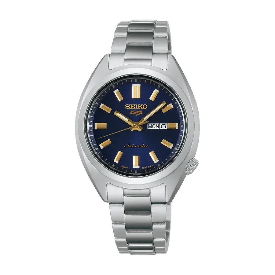 Seiko 5 Sports SRE021 SNXS Series Blue Dial Gold Tone Ladies Automatic, reference SRE021