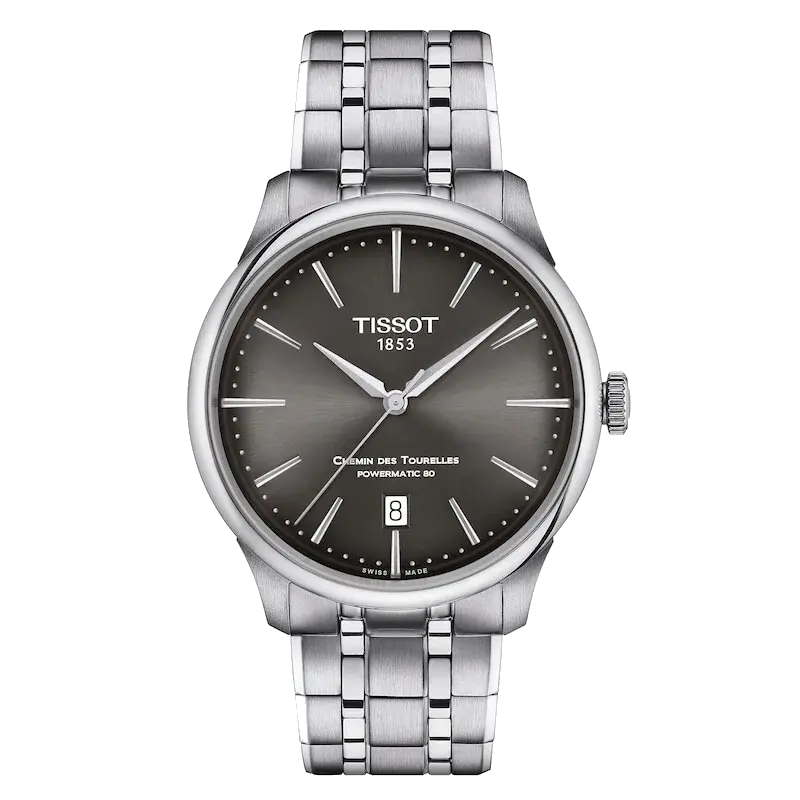 Tissot Chemin Des Tourelles Powermatic 80 39mm Stainless Steel Watch, reference 