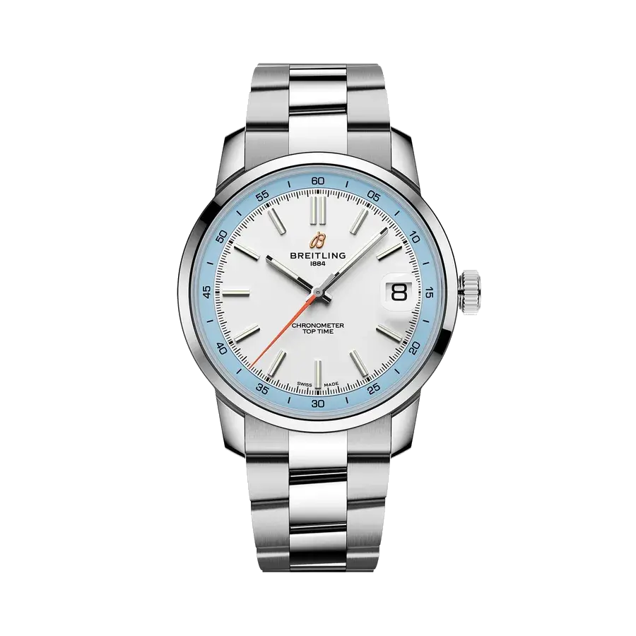 Breitling Top Time B31 | 38mm, Steel, White Dial, reference AB3113281A1A1