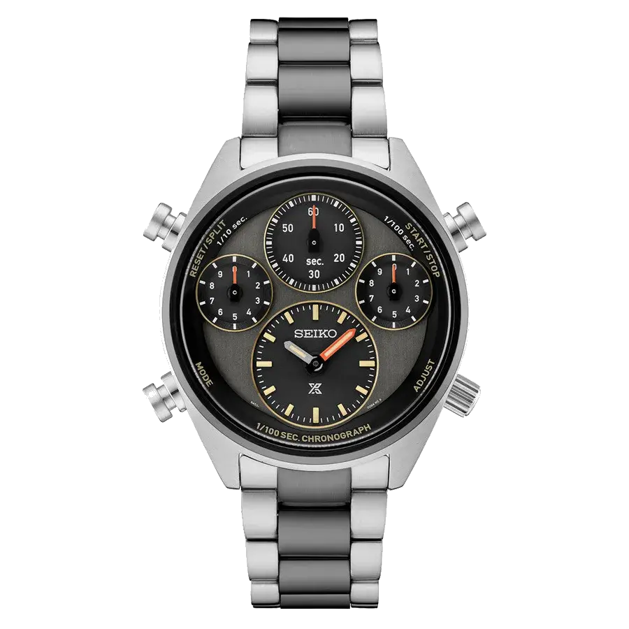 Seiko Prospex Speedtimer Solar 1/100 second Ltd Ed Chronograph with Brown Dial, reference SFJ005