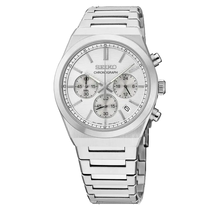 Seiko Essentials Sport Chronograph with Silver Dial, reference SSB451
