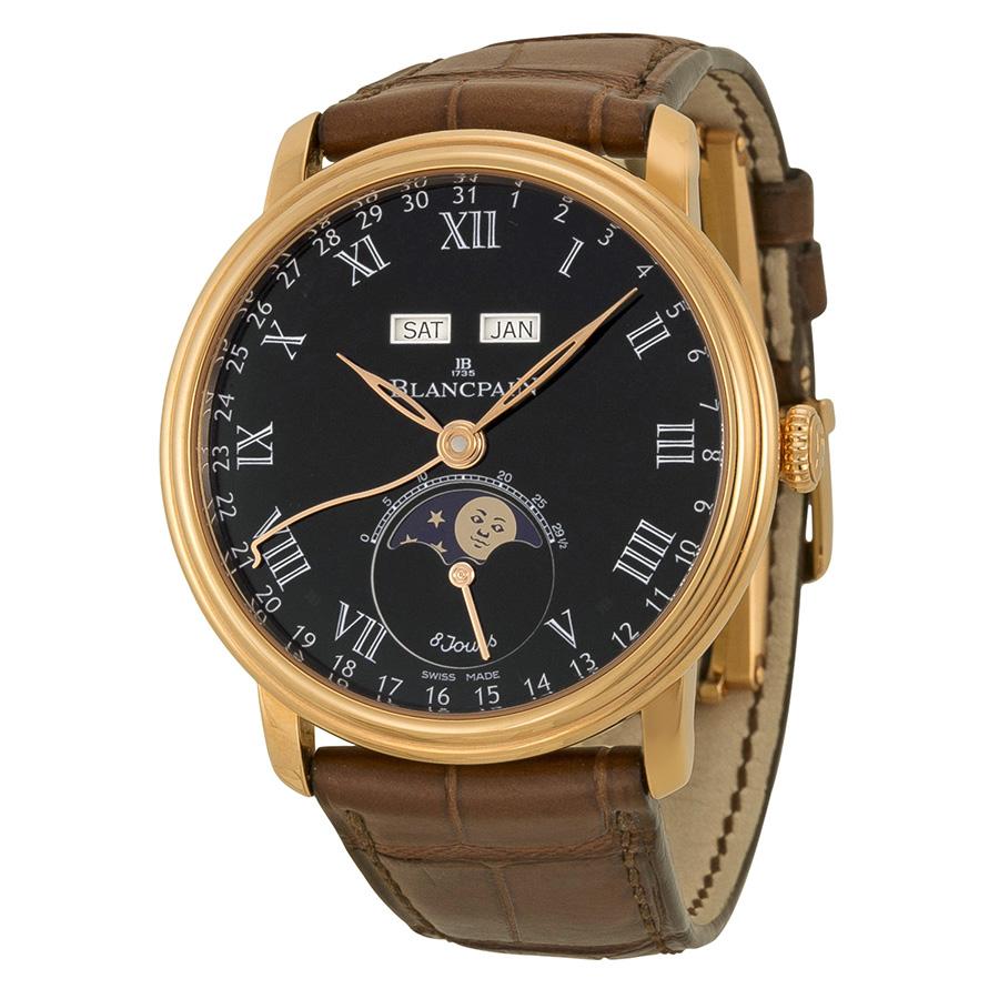 Blancpain Villeret Complete Calendar 8 Days Men's Watch, reference 6639-3637-55B