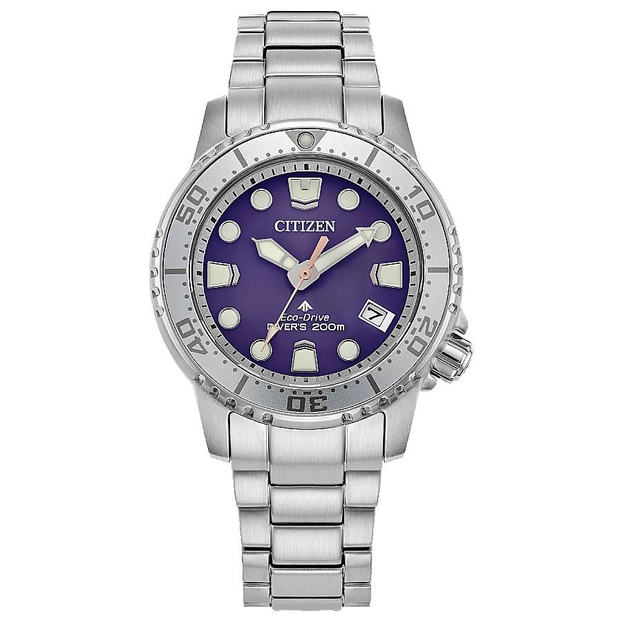 Citizen Promaster Dive Purple Dial Ladies Watch, reference EO2027-50X