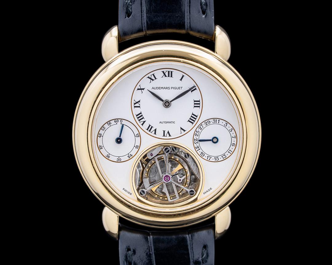 Audemars Piguet Jules Audemars Tourbillon 18K Yellow Gold White Dial LIMITED, reference 25718BA