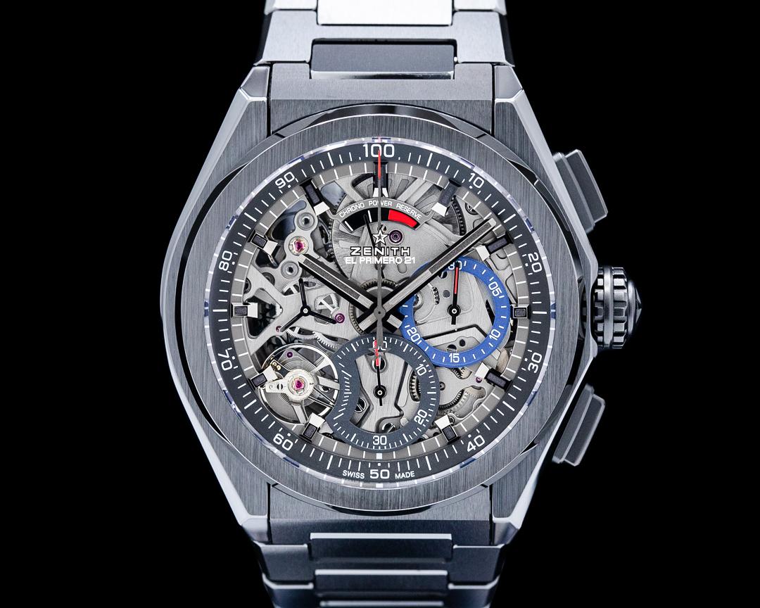 Zenith Defy El Primero 21 Chronograph Black Ceramic Skeleton Dial, reference 49.9000.9004/78.M9000