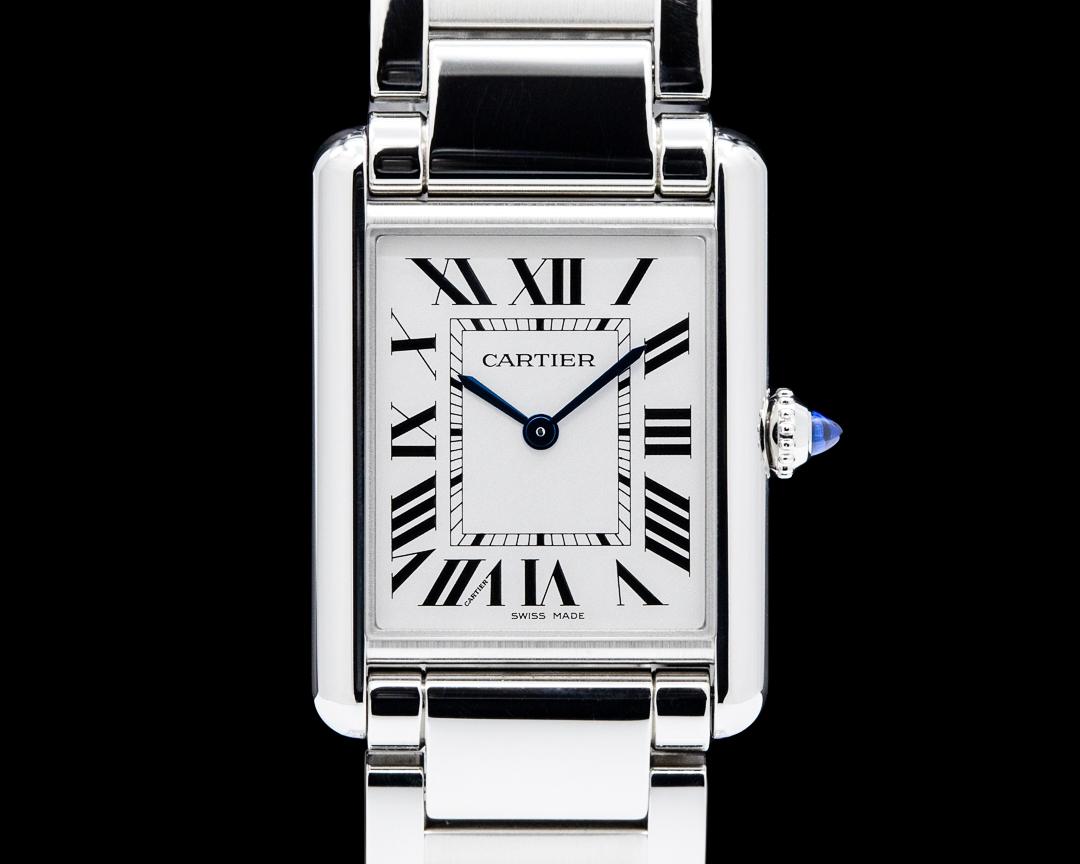 Cartier Tank Must SolarBeat SS Silver Dial, reference WSTA0122