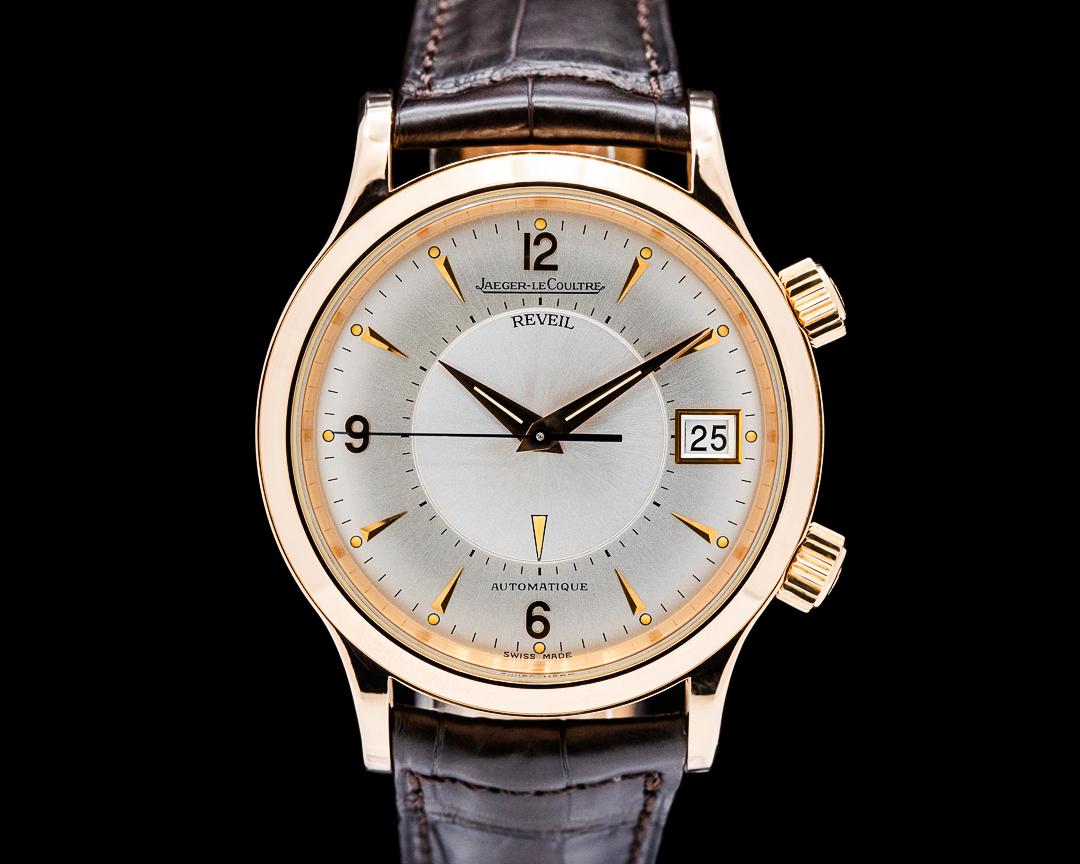 Jaeger-LeCoultre Master Control Reveil 18K Rose Gold Silver Dial, reference 141.2.97