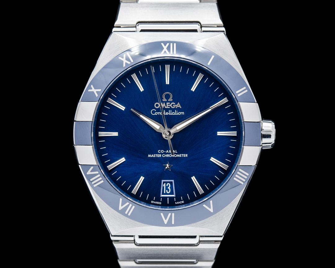 Omega Constellation Co Axial Master Chronometer SS Blue Dial, reference 