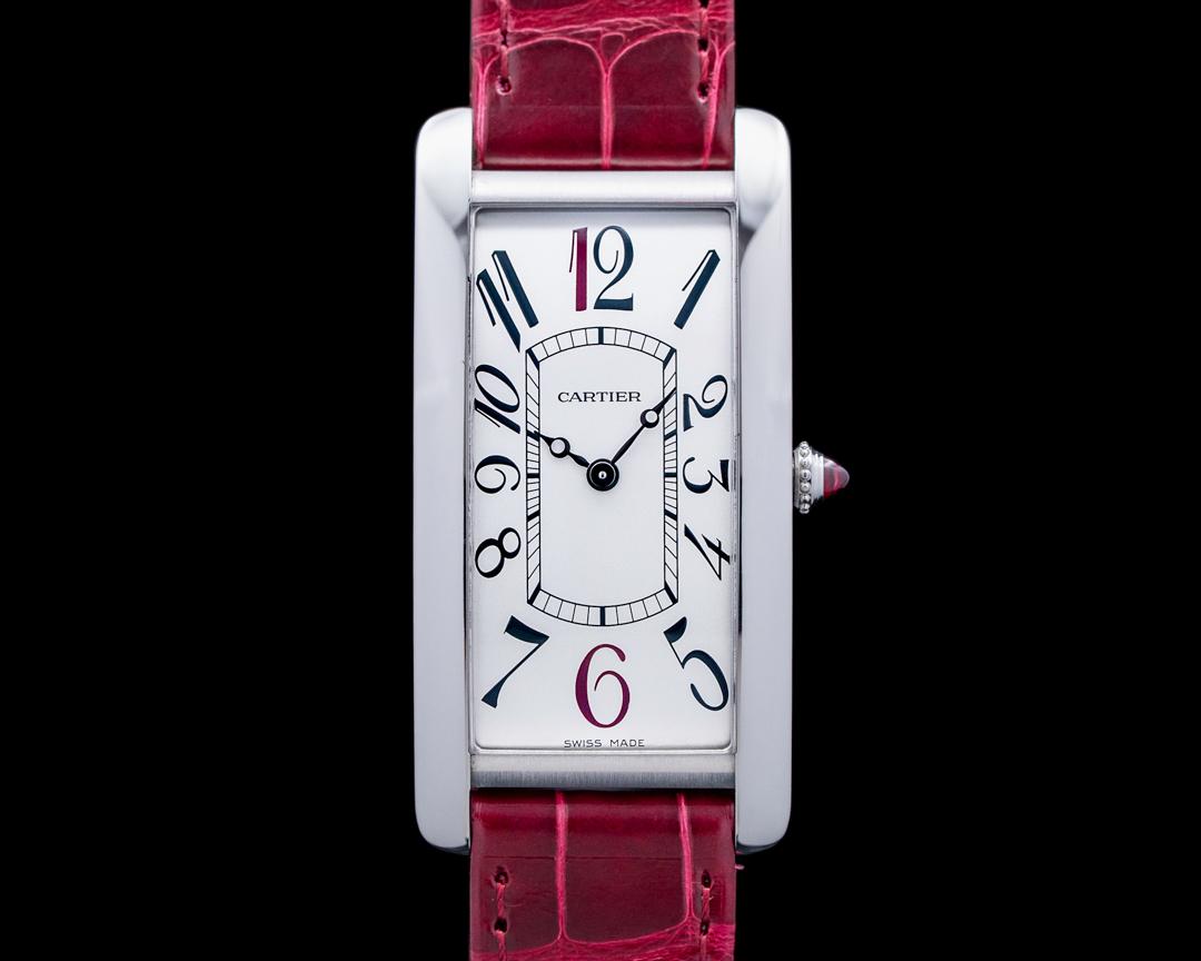 Cartier Tank Cintree "MILANO EDITION" Platinum Silver Dial, reference WGTA0284