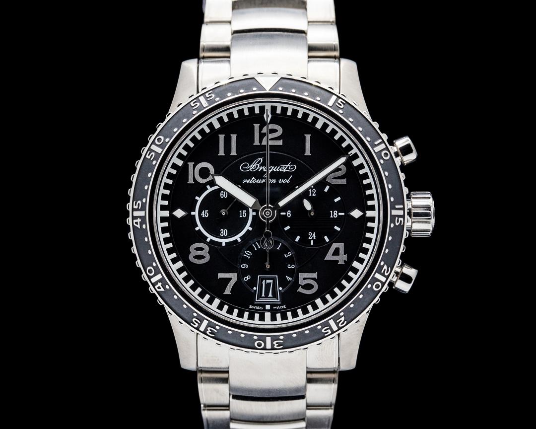 Breguet 3810TI Type XXI Transatlantique Titanium Black Dial, reference 3810TI/H2/TZ9