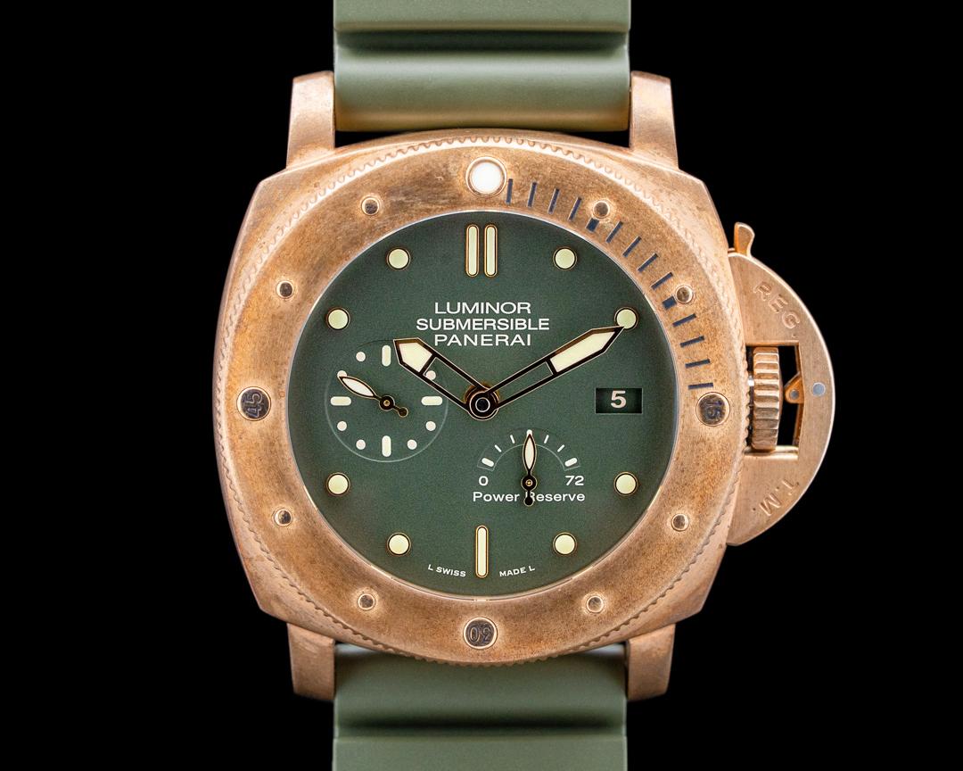 Panerai Luminor Submersible 1950 Bronze Green Dial LIMITED, reference PAM00507