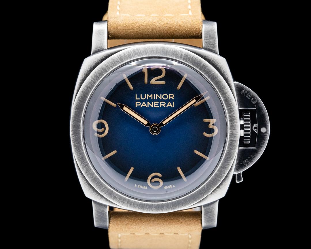 Panerai Luminor Venticinque Brunito SS Blue Dial LIMITED, reference PAM02025