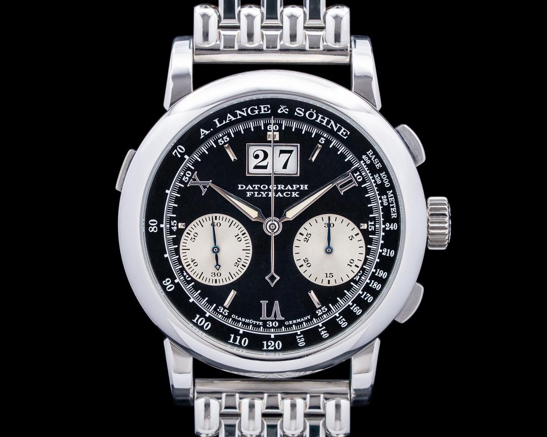 A. Lange & Söhne Datograph Flyback Wellendorff Platinum Black Dial, reference 403.035F