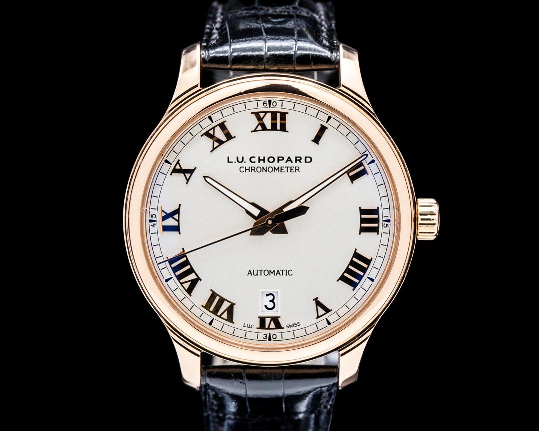 Chopard L.U.C 1937 Classic 18K Rose Gold Silver Dial, reference 