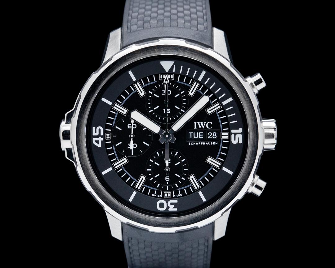 IWC Aquatimer Chronograph SS Black Dial, reference IW376803