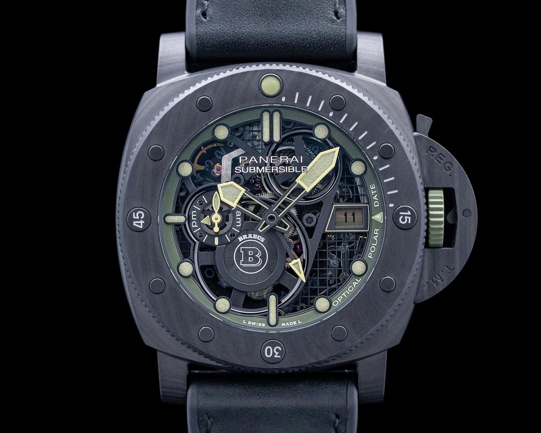 Panerai Submersible S Brabus Carbotech Skeleton Dial LIMITED, reference PAM01283