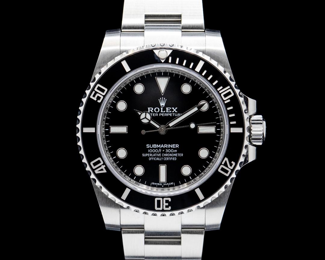 Rolex Submariner No Date SS Black Dial, reference 114060