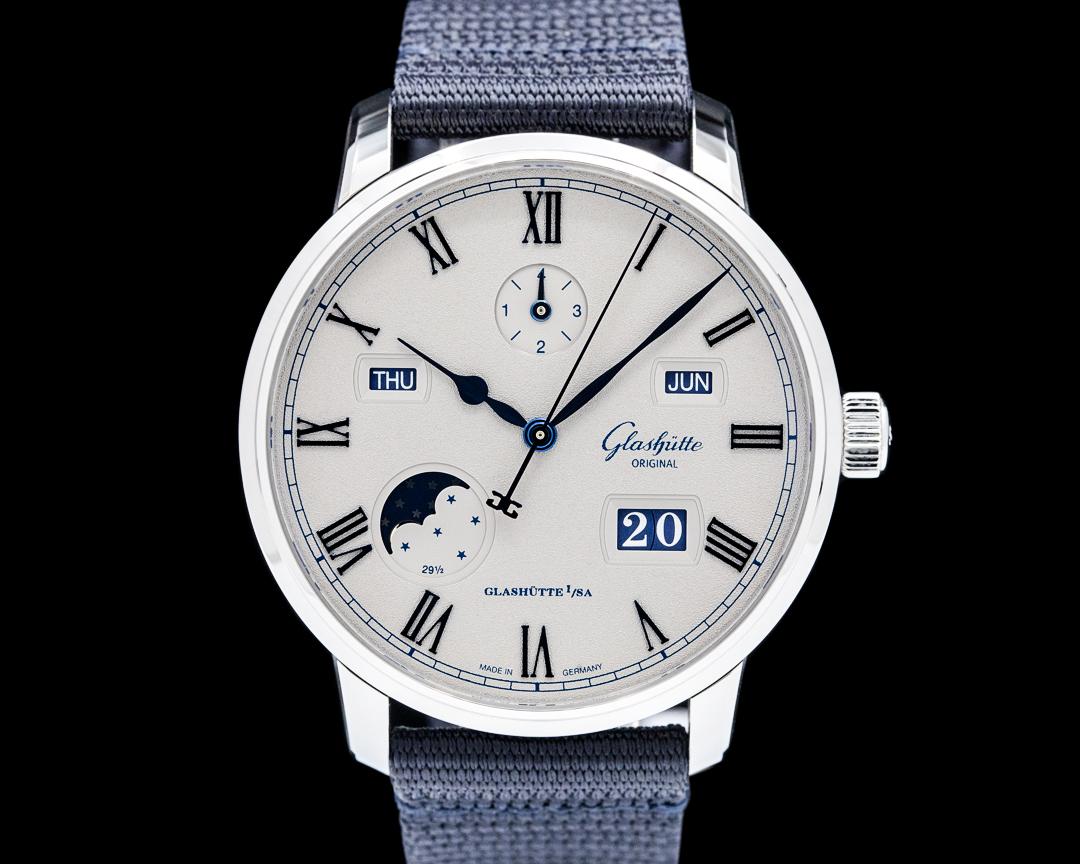 Glashütte Original Senator Excellence Perpetual Calendar SS Gray Dial, reference 