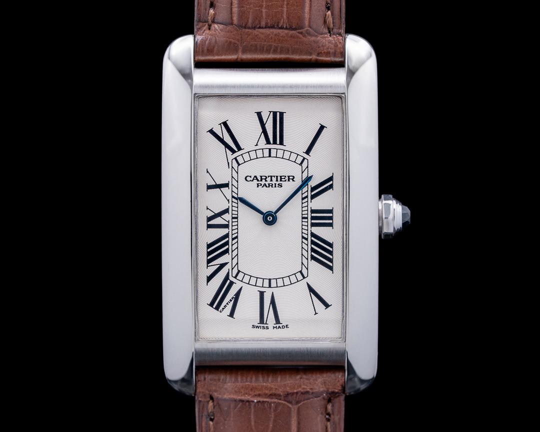 Cartier Collection Privee Tank Americaine Mecanique CPCP Platinum LIMITED, reference 1734B