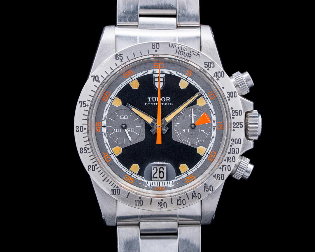 Tudor Vintage "Home Plate" Chronograph MK1 SS RARE, reference 7032/0