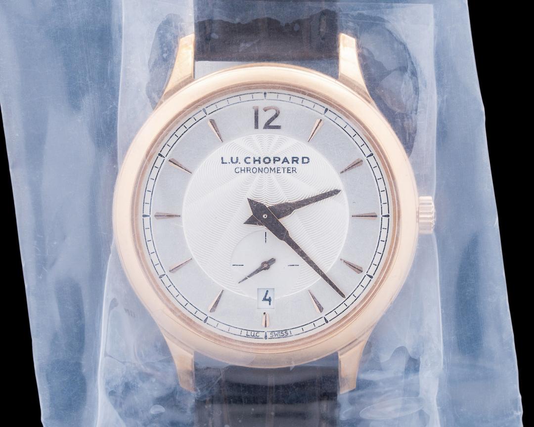 Chopard L.U.C XPS 1860 18K Rose Gold Silver Dial SEALED LIMITED, reference 