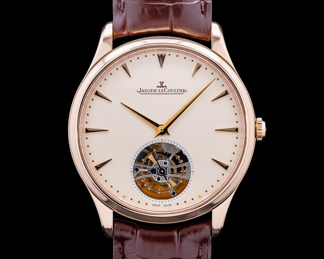 Jaeger-LeCoultre Master Ultra Thin Tourbillon 18K Rose Gold Cream Dial, reference Q1322410