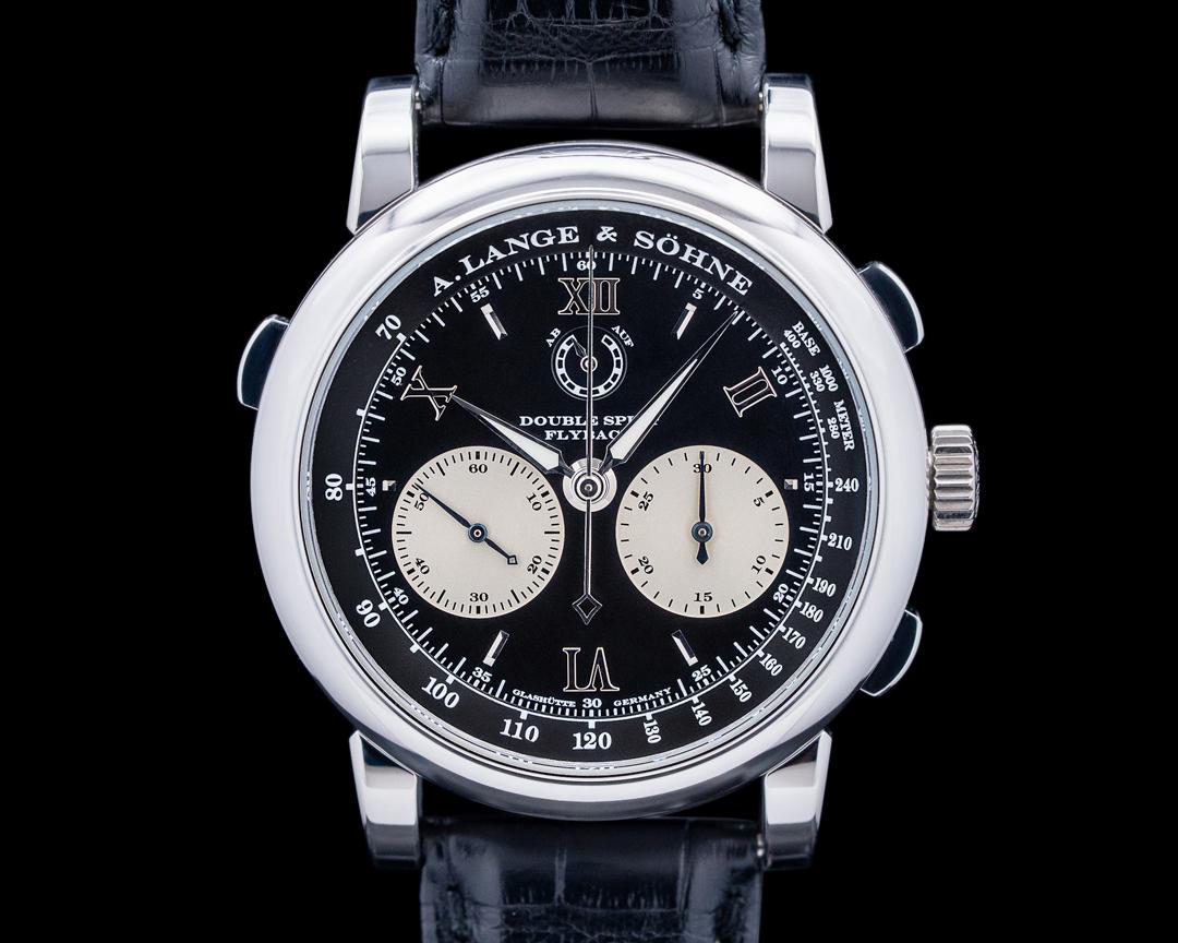 A. Lange & Söhne Double Split Platinum Black Dial, reference 404.035