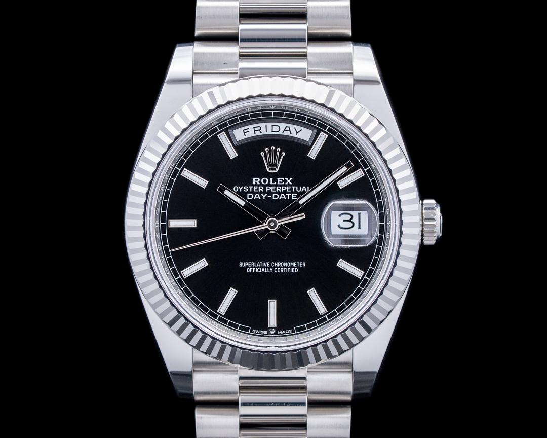 Rolex Day-Date President Platinum Black Dial 2025, reference 228236