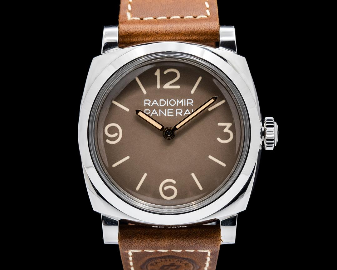 Panerai Radiomir 1940 3 Days Acciaio SS Brown Dial LIMITED, reference PAM00662