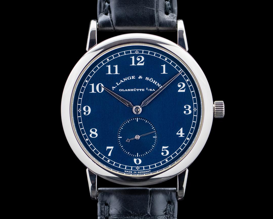 A. Lange & Söhne 1815 18k White Gold Blue Dial, reference 206.027