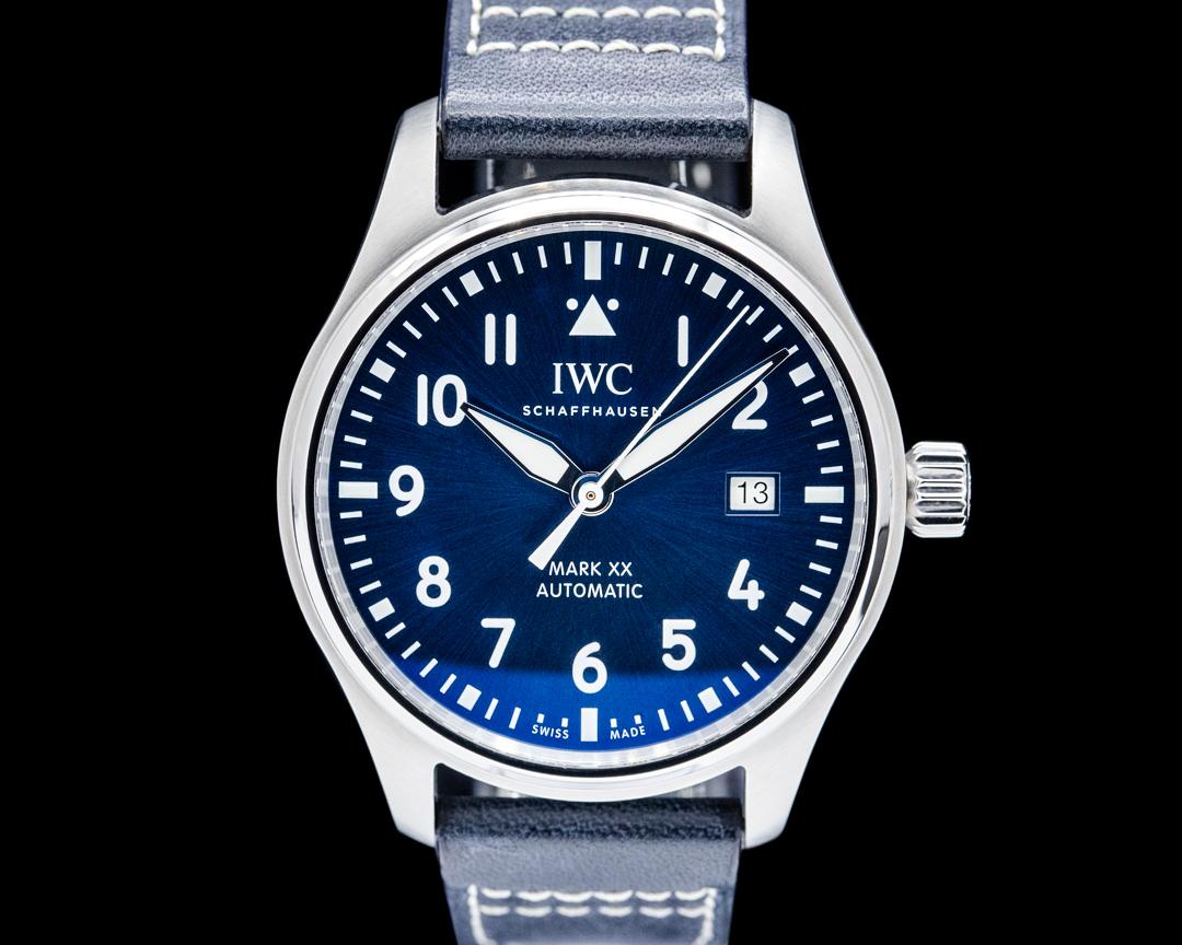IWC Pilot's Watch Mark XX SS Blue Dial, reference IW328203