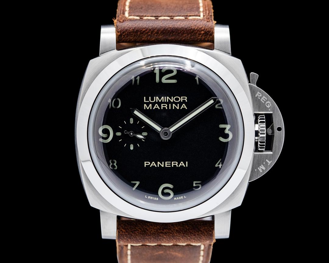 Panerai Luminor Marina SS Black Dial, reference PAM01759