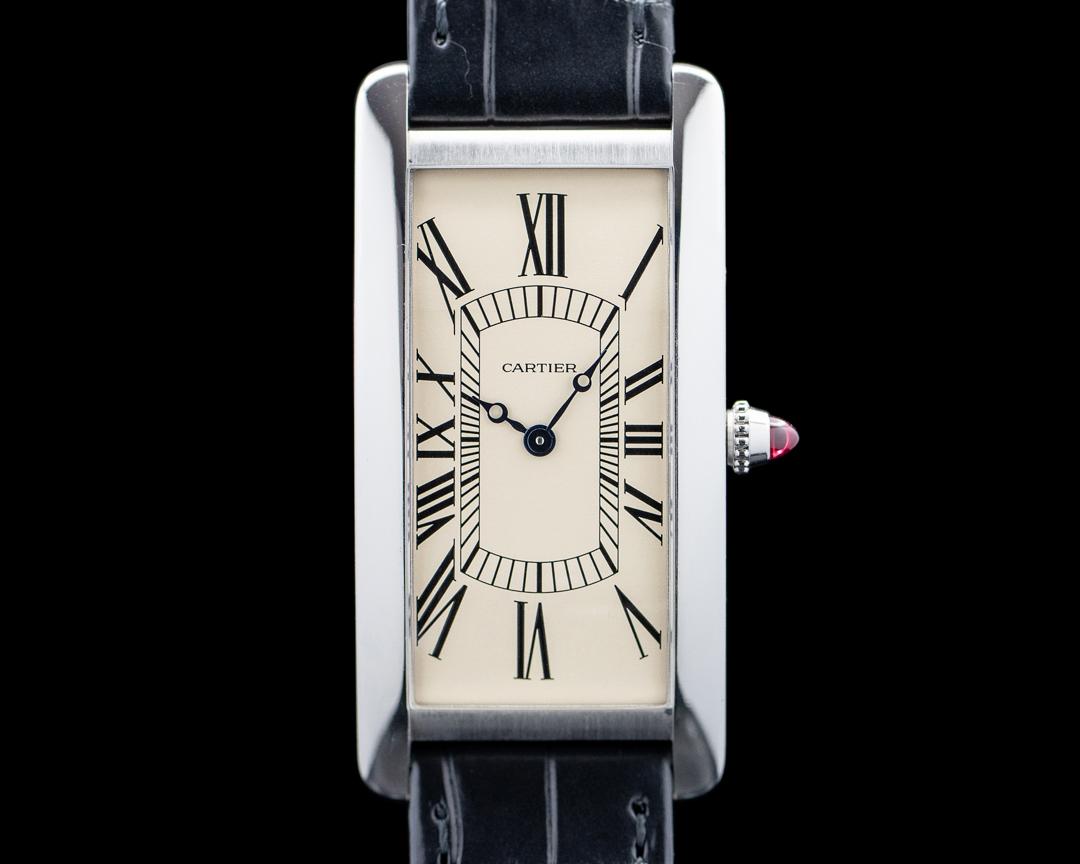 Cartier Tank Cintree "100th Anniversary" Platinum Cream Dial LIMITED, reference WGTA0193