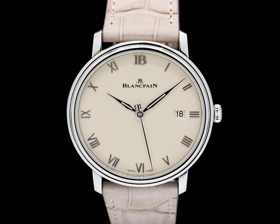 Blancpain 6224N Villeret Ultraplate SS Silver Dial, reference 6224N-1142-55B