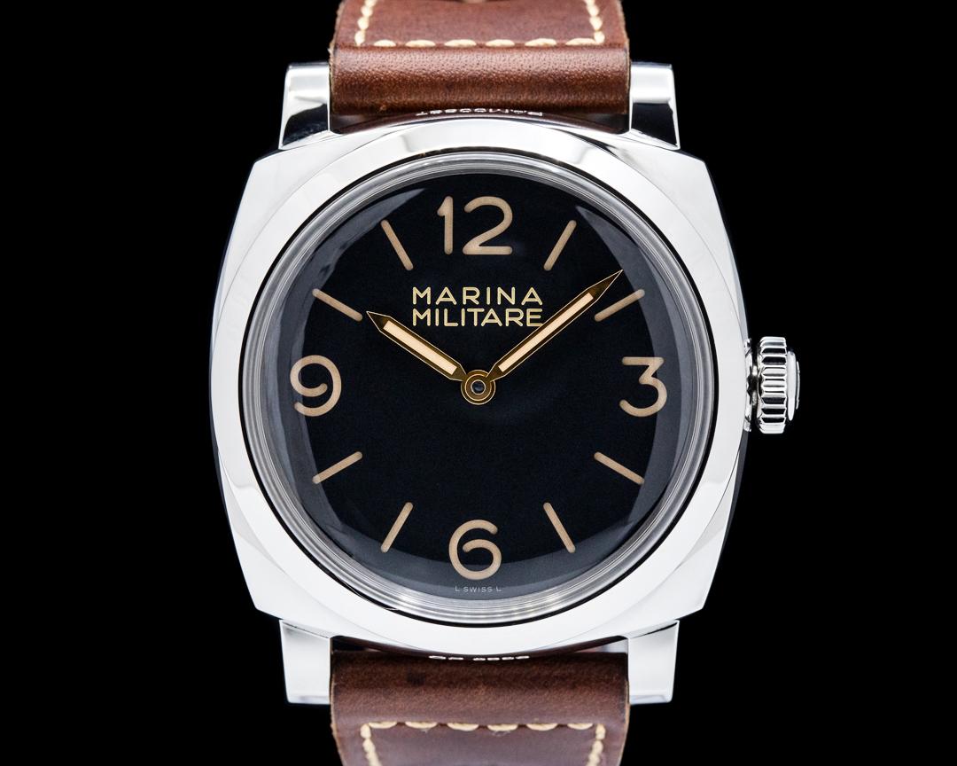 Panerai Radiomir 1940 3 Days Marina Militare Acciaio SS Black Dial LIMTED, reference PAM00587