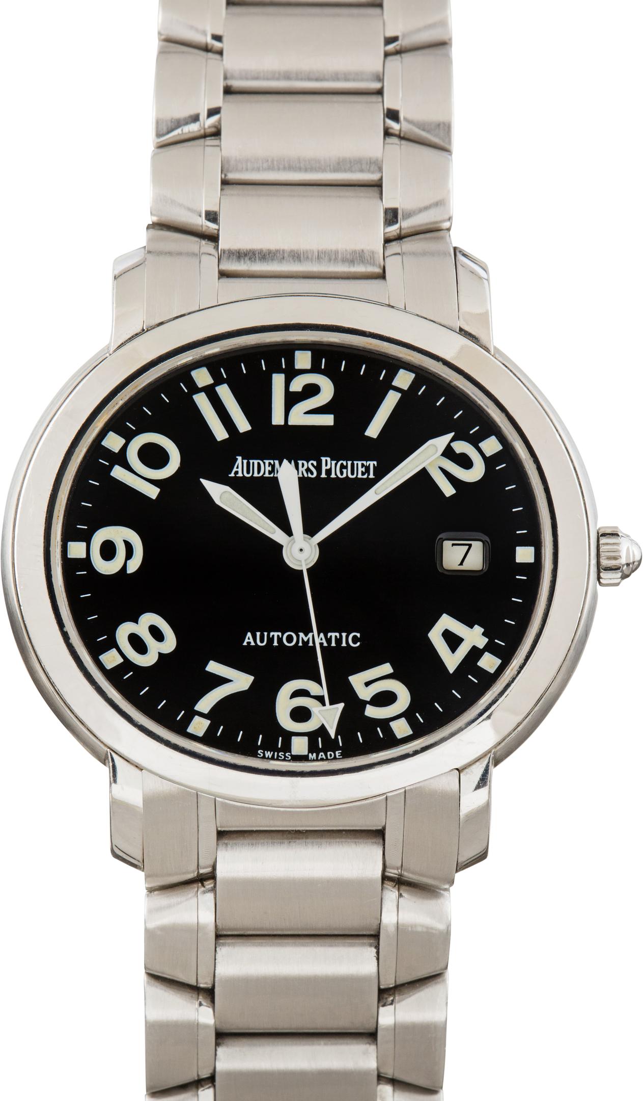Audemars Piguet Pre-Owned Audemars Piguet Millenary Black Arabic Dial, reference 15049ST.OO.1136ST.01